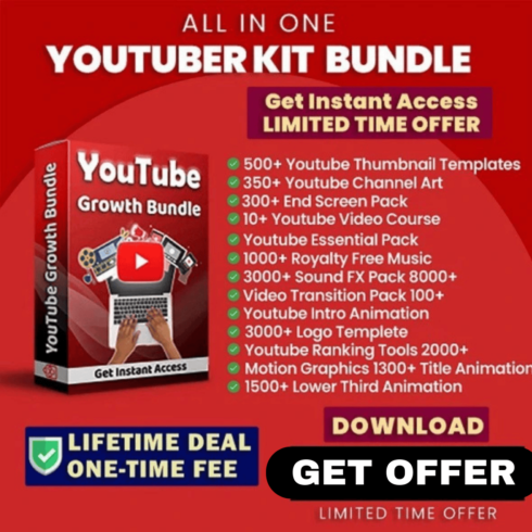 All In One Youtuber kit Bundle cover image.