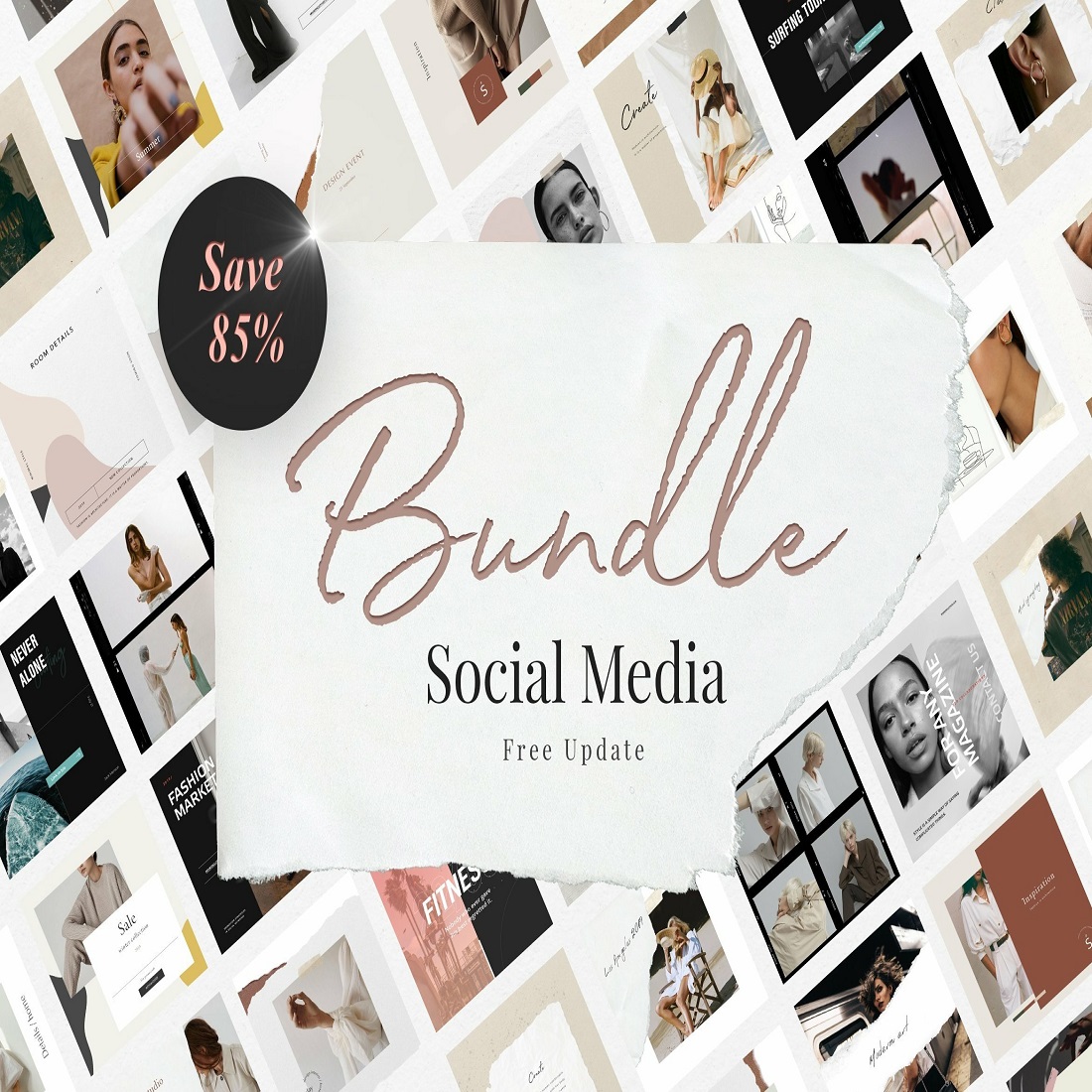 Instagram Social Media BUNDLE preview image.