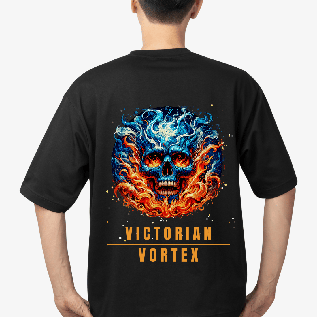 Victorian Vortex T-shirts design preview image.