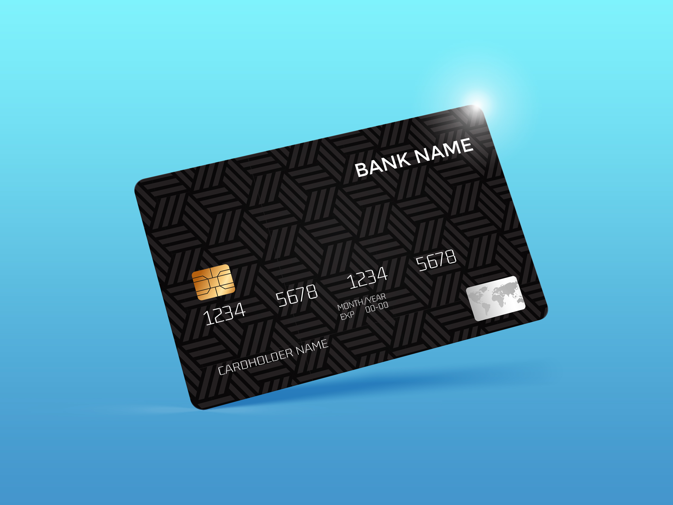 black debit card 2 867