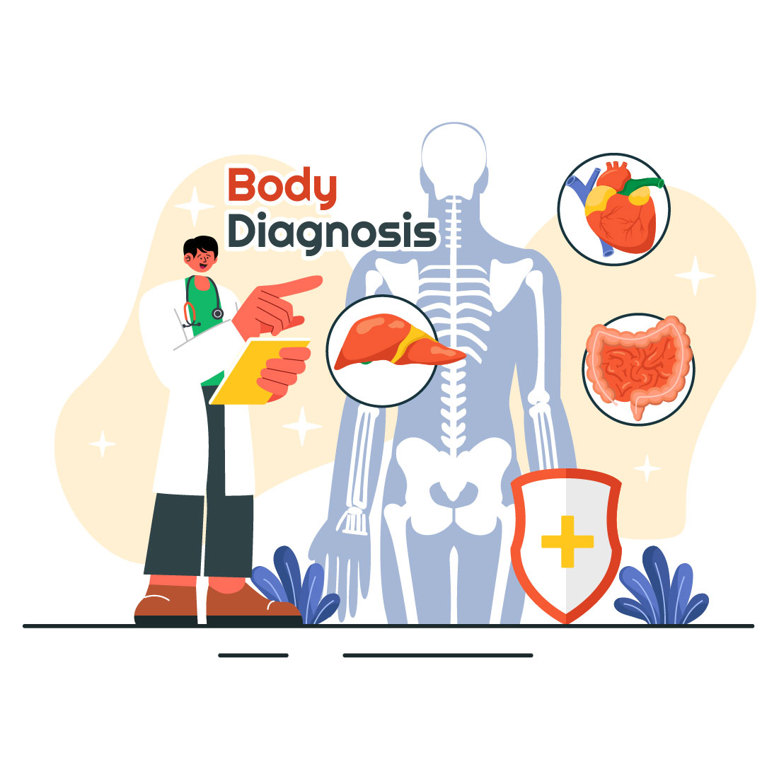 9 Body Diagnosis Illustration cover image.