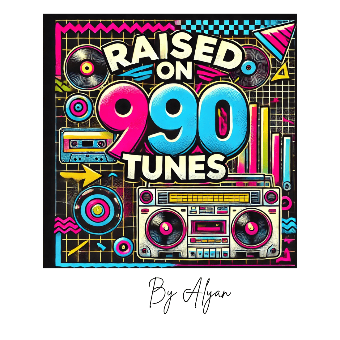 Raised on 90s tune preview image.