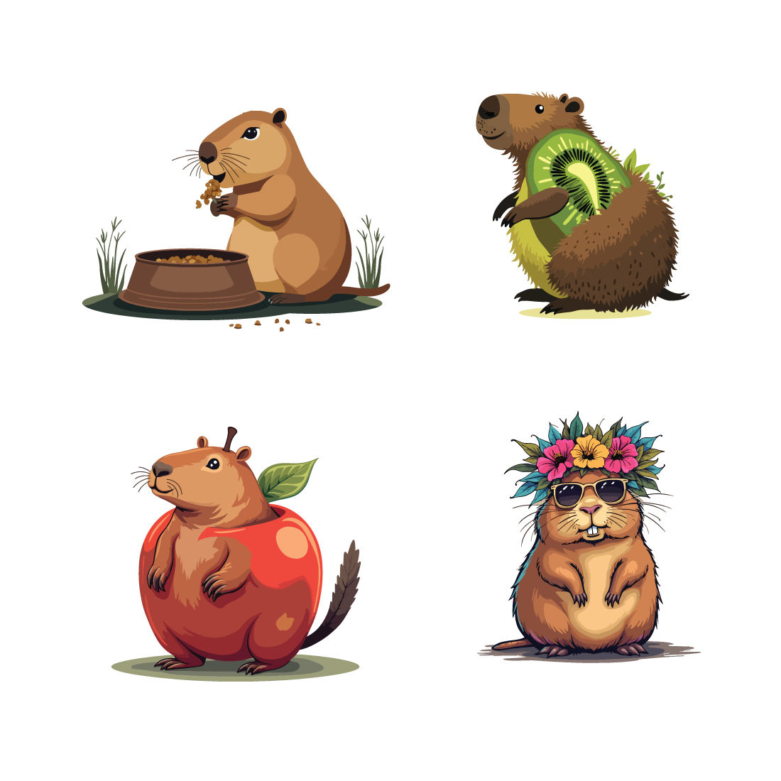 Capybara Master Bundle preview image.