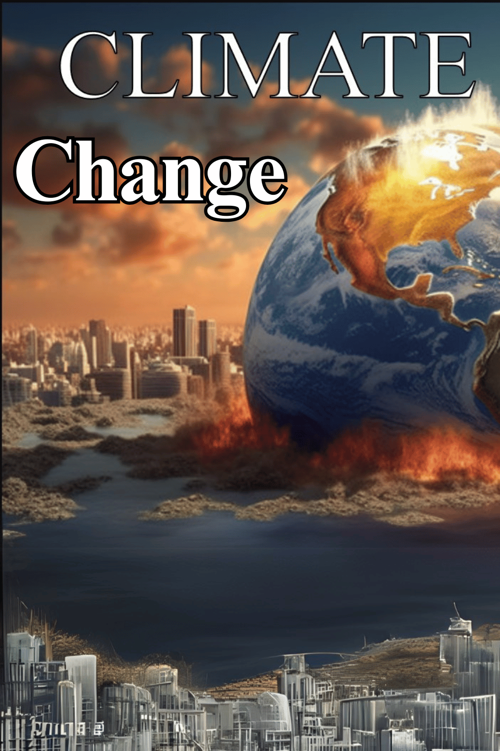 Climate Change | Morph Transition | PowerPoint Presentation pinterest preview image.