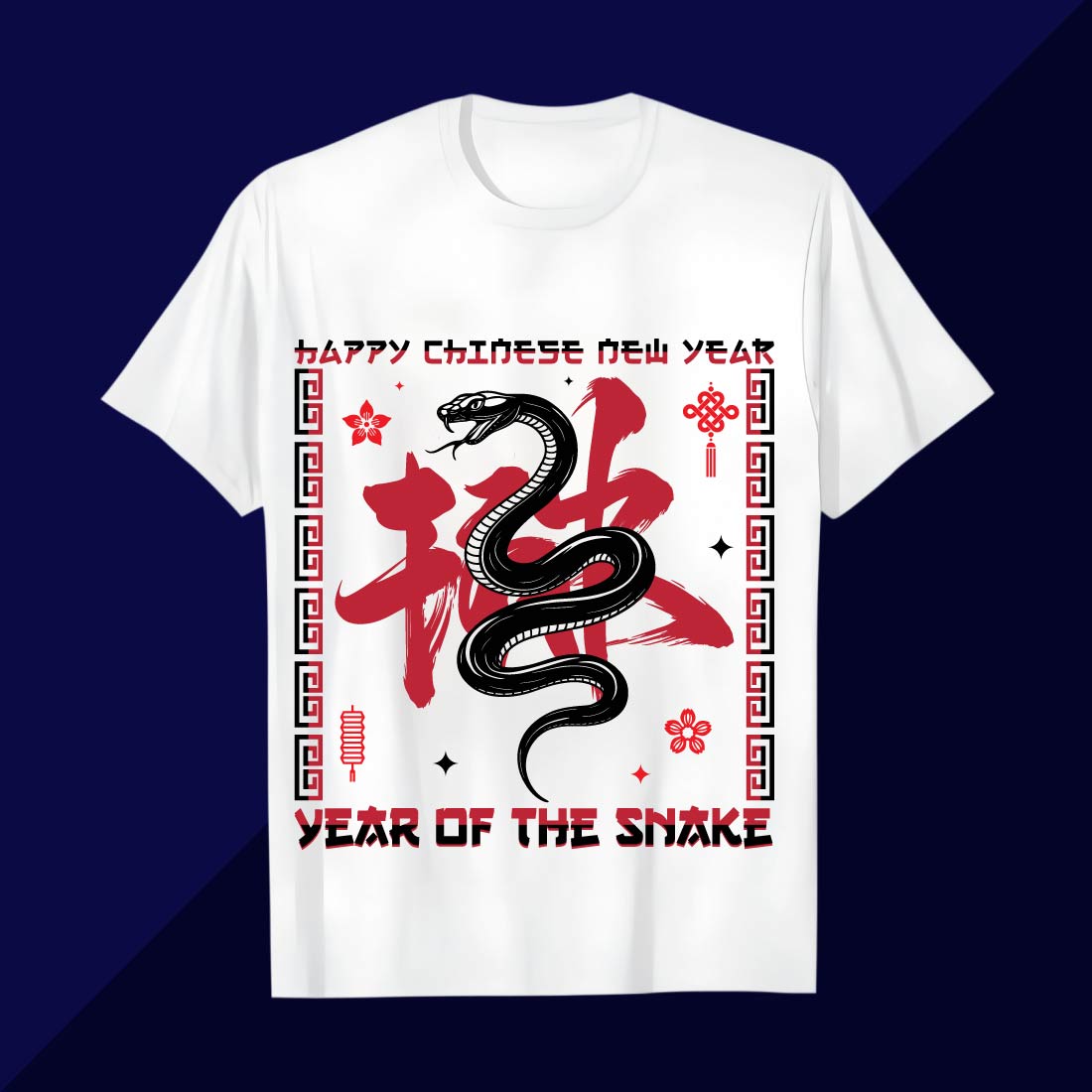 2 Design Chinese Happy New Year 2025 Snake Design preview image.