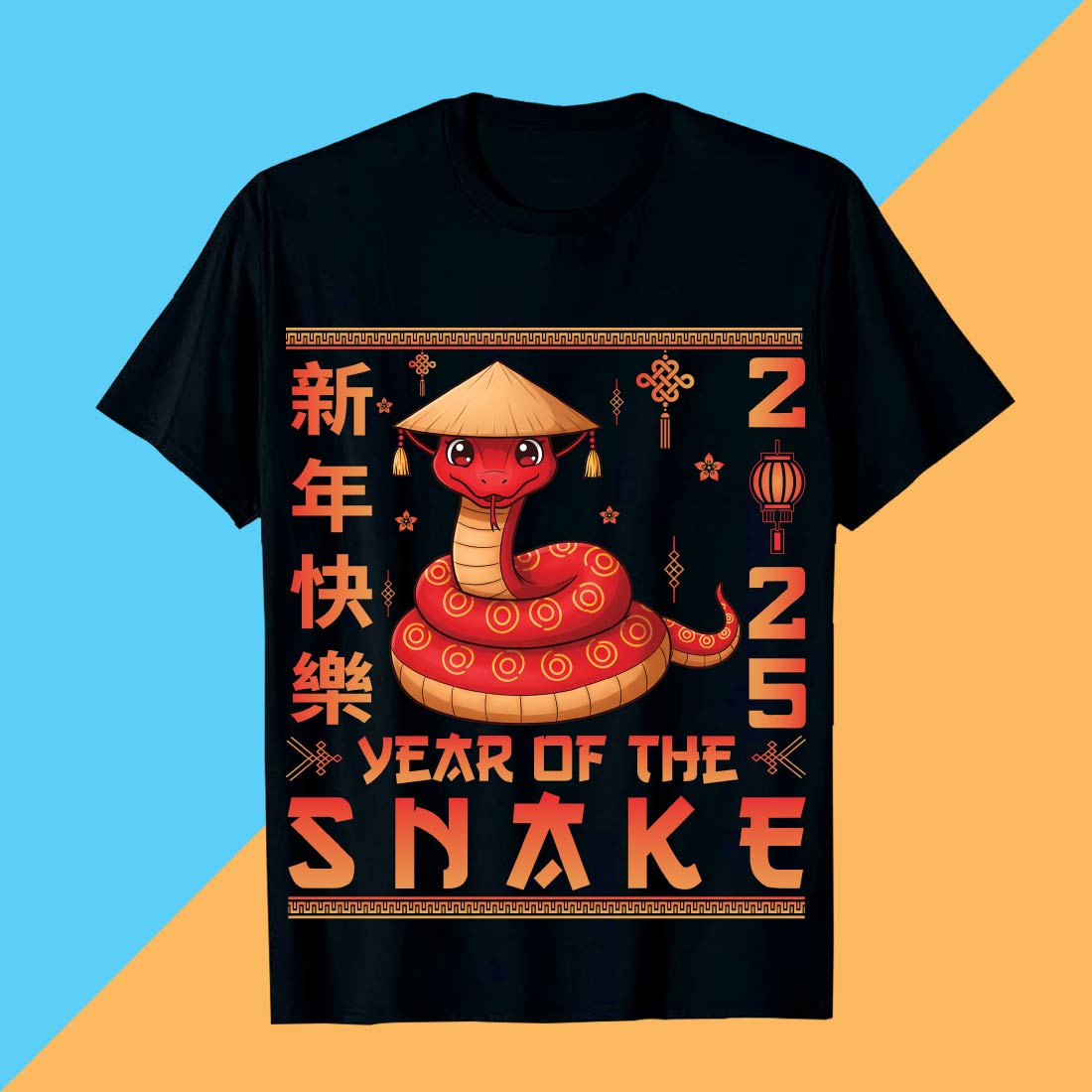 chinese happy new year 2025 snake design bundle 514