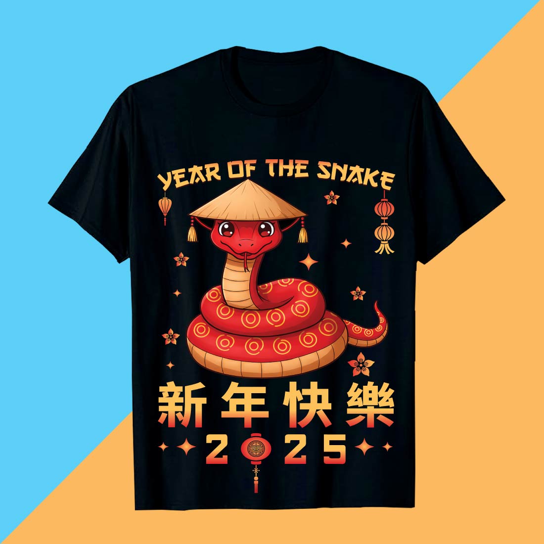 chinese happy new year 2025 snake design bundle 78