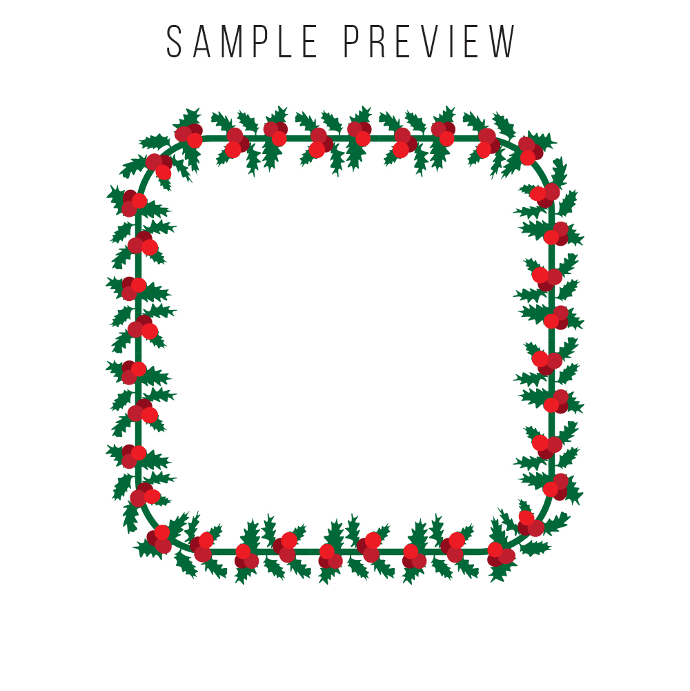 christmas frame vector prev ex1 432