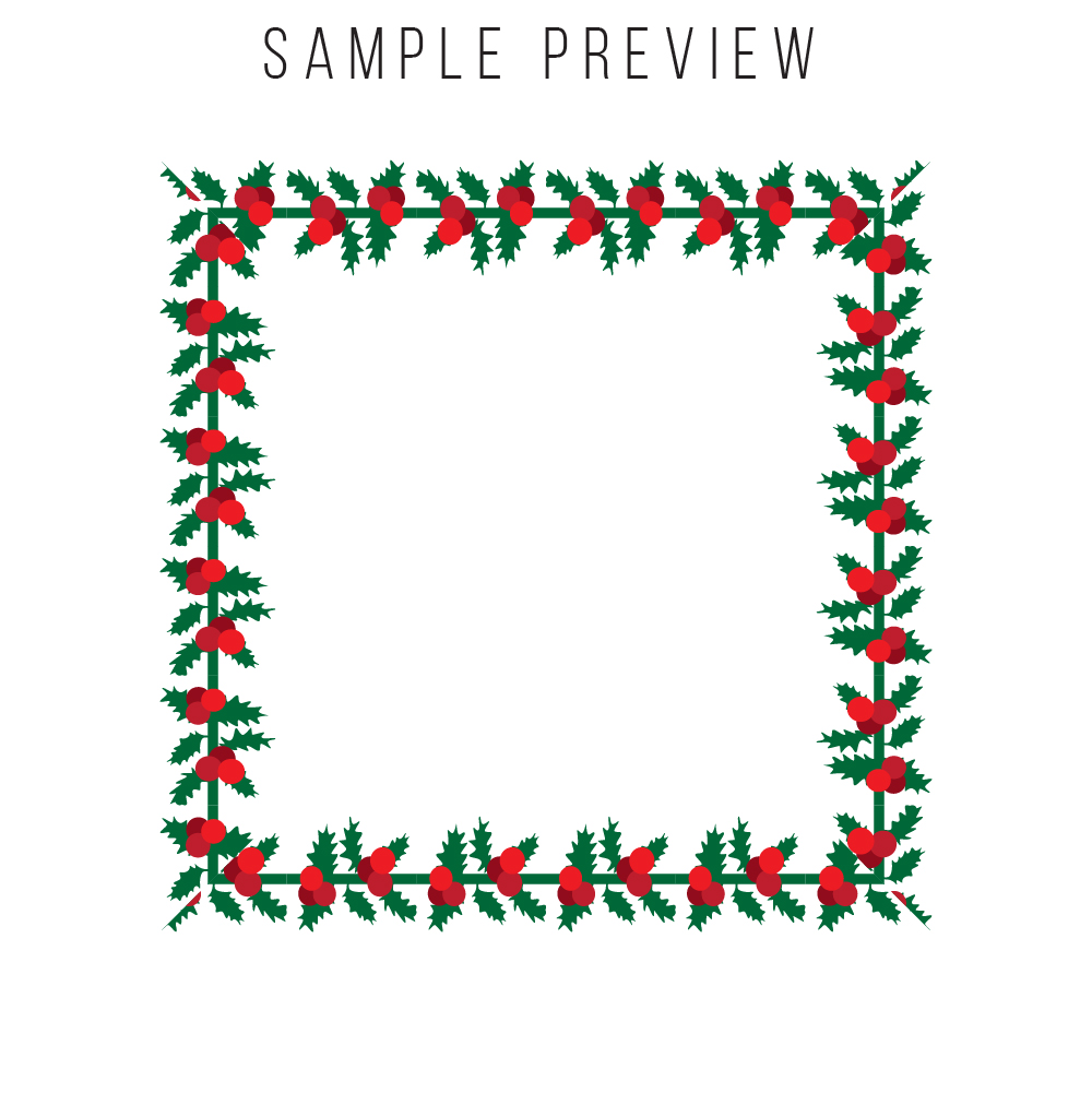 christmas frame vector prev ex2 723