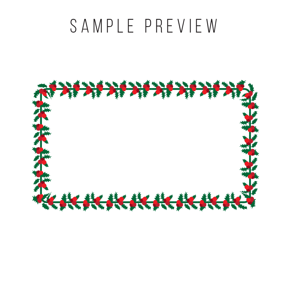 christmas frame vector prev ex6 613