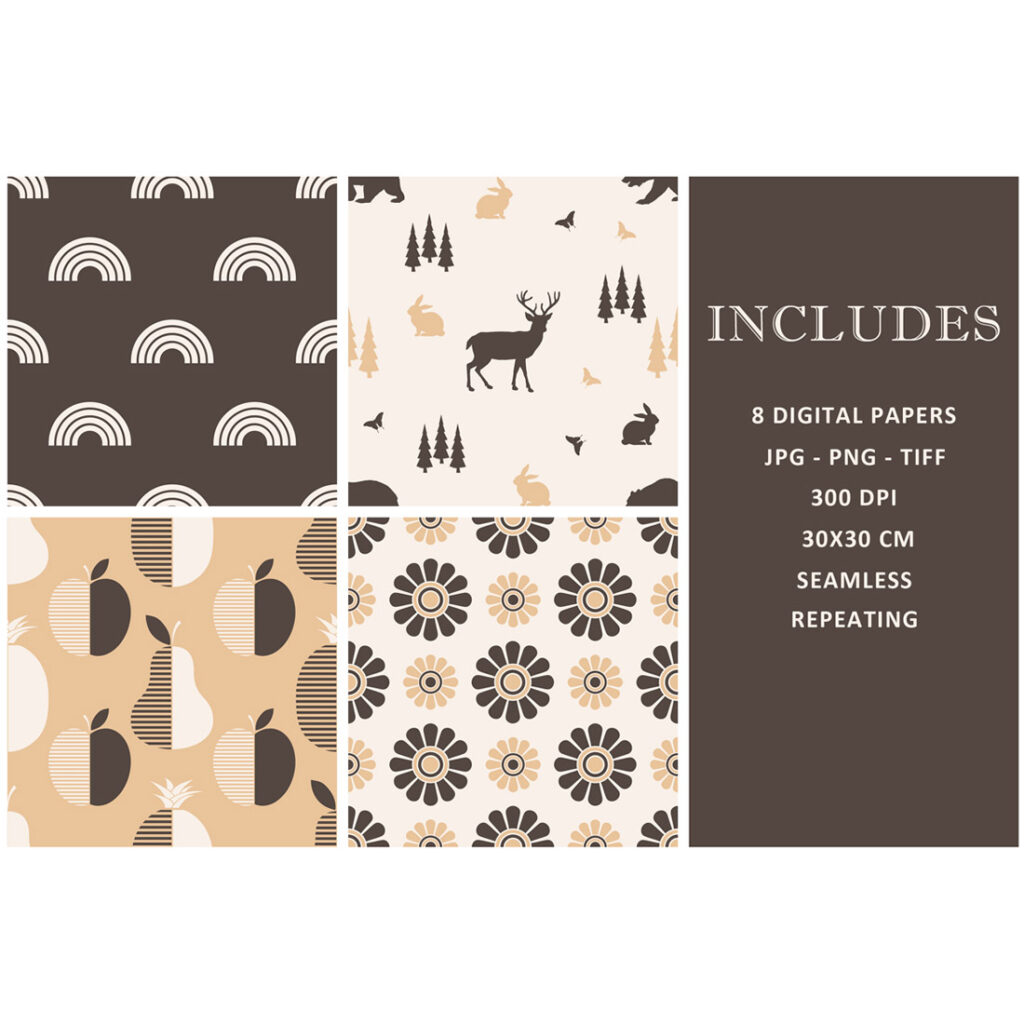 8 Repeating Seamless Surface Patterns - MasterBundles