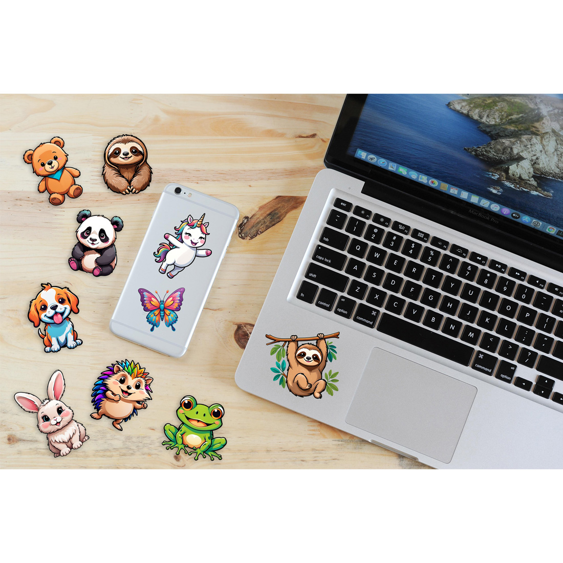 10 Cute Png Cartoon Animals preview image.