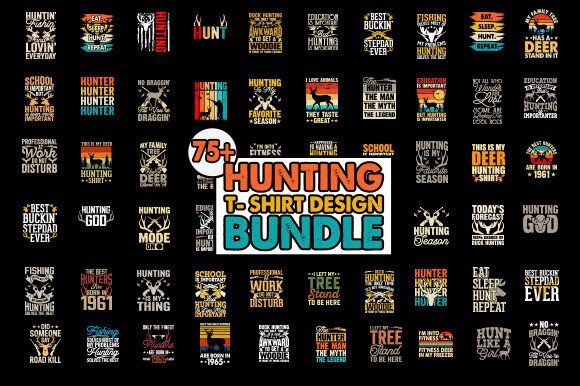 deer hunting tshirt design bundle graphics 77768964 1 1 580x386 286