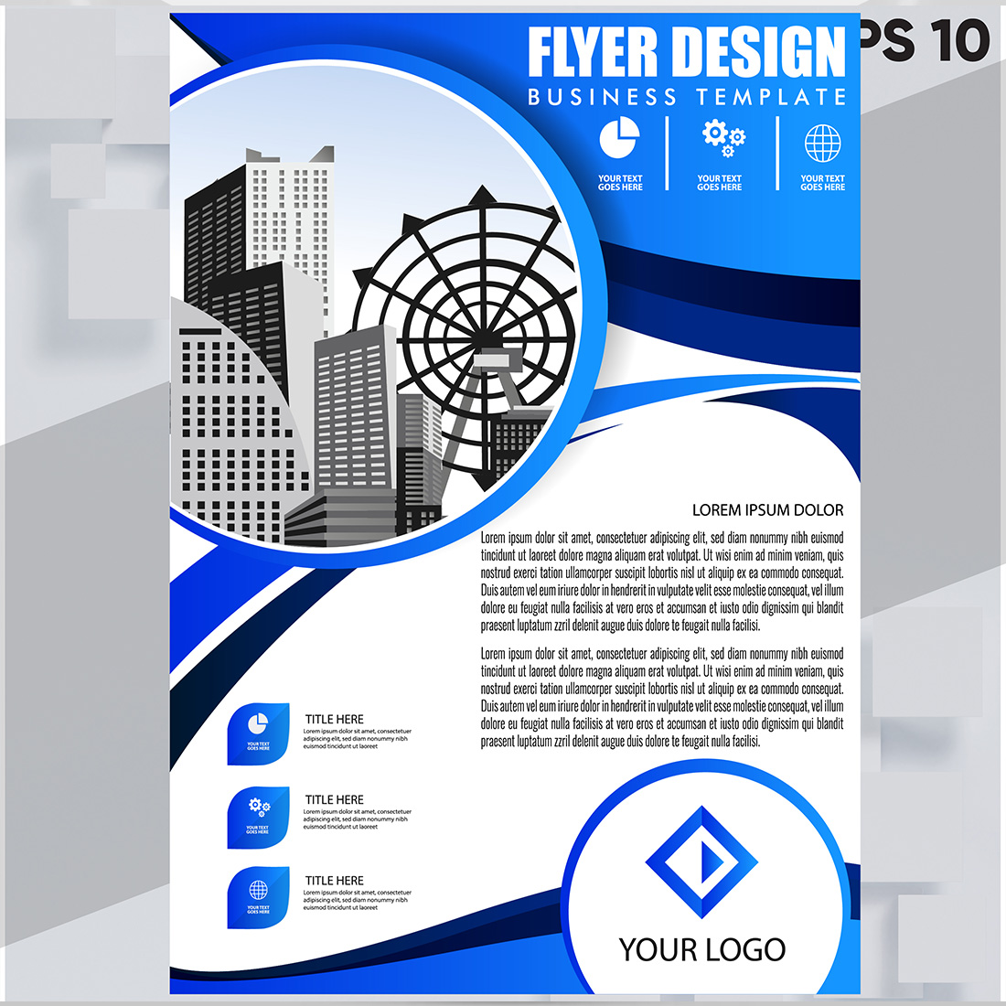 Modern Flyer Design cover image.