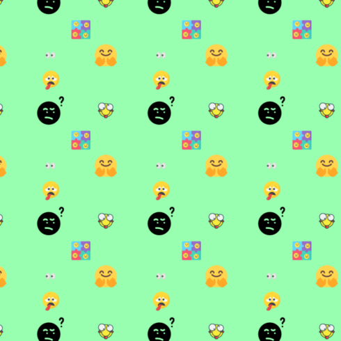 Emojis Pattern Design - Fun and Vibrant Graphics for Your Creative Projects cover image.