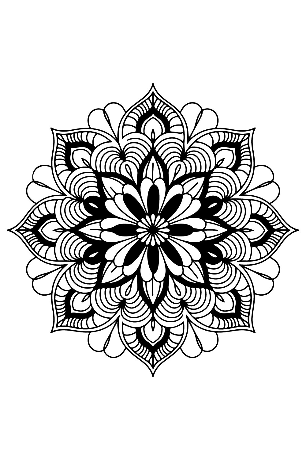 Mandala Design pinterest preview image.