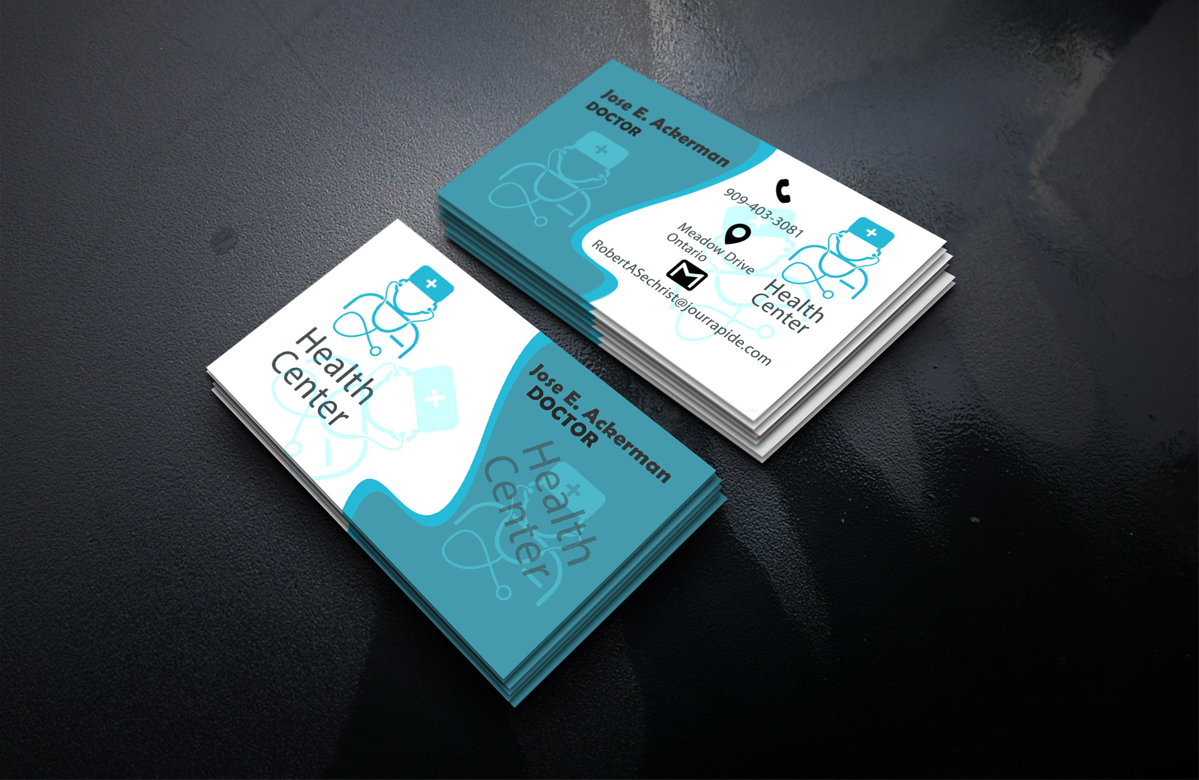 free download rounded business card mockup psd 206