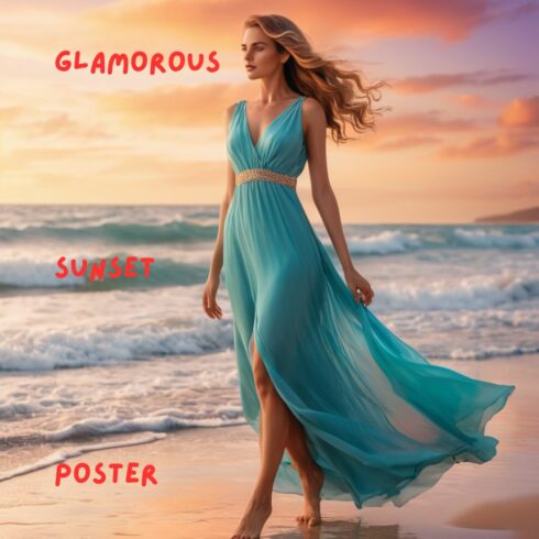 Glamorous Sunset Poster cover image.