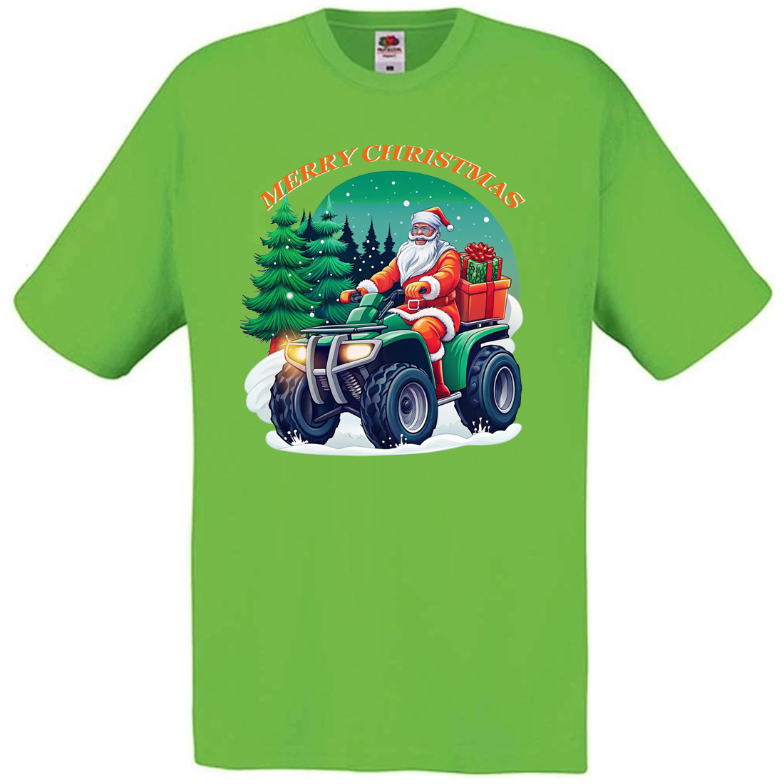 Santa Claus on an ATV preview image.