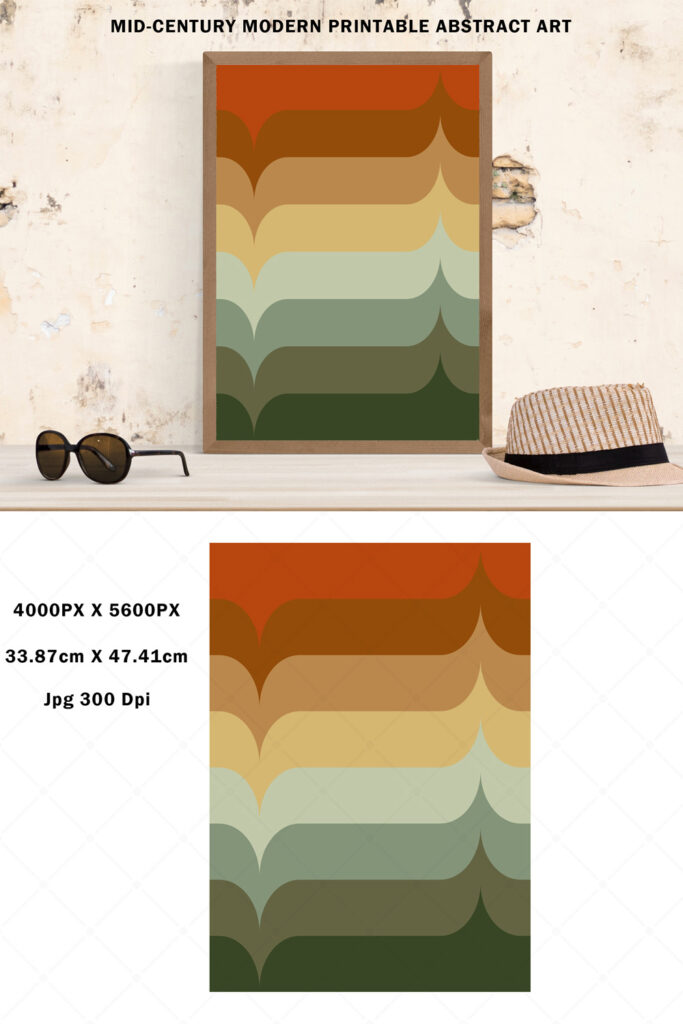 Abstract Geometric Color Gradient Art - MasterBundles