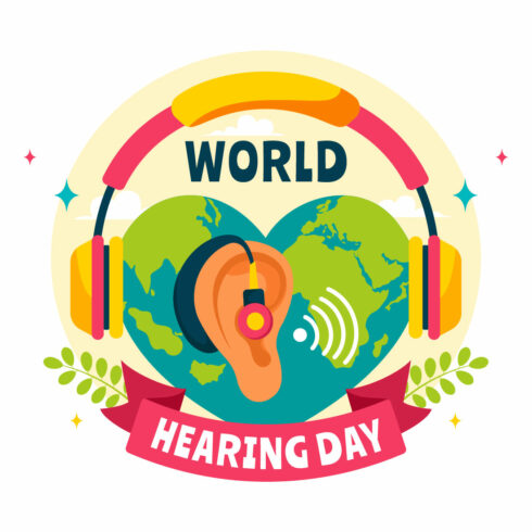 13 World Hearing Day Illustration cover image.