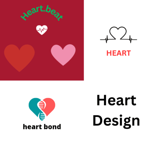 Heart-beat designs cover image.