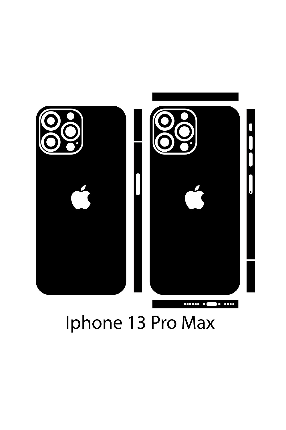 Iphone 13 Pro Max Skin EPS pinterest preview image.