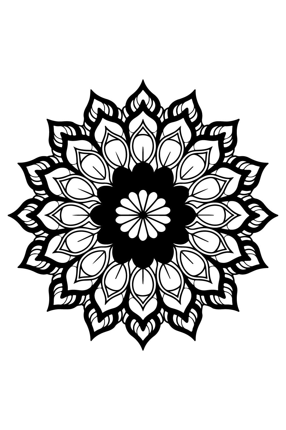 Mandala Design pinterest preview image.