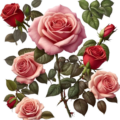 leonardo vision xl rose flower png image 0 removebg preview 376