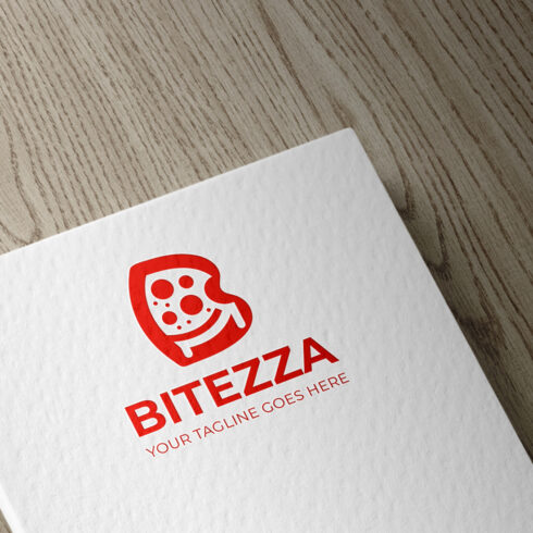 Letter B, Pizza Logo Template cover image.