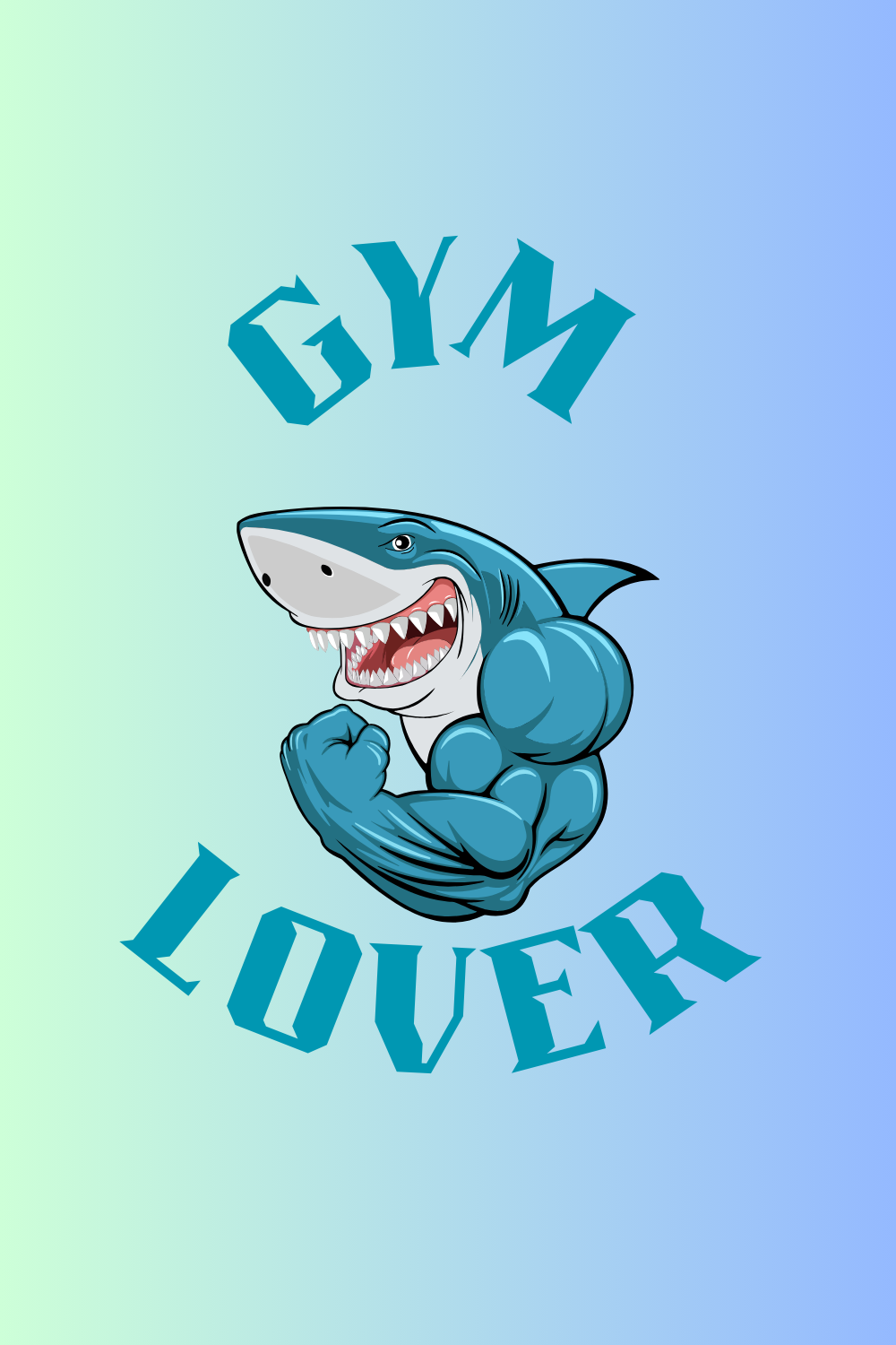 Gym Lover Motivational Fitness Design - Perfect for Workout Enthusiasts pinterest preview image.