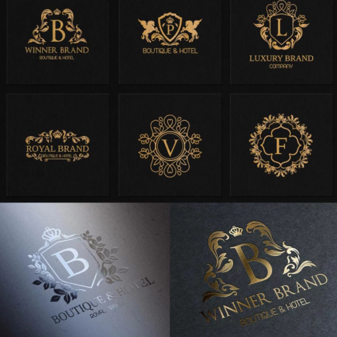 luxury logo setss 225