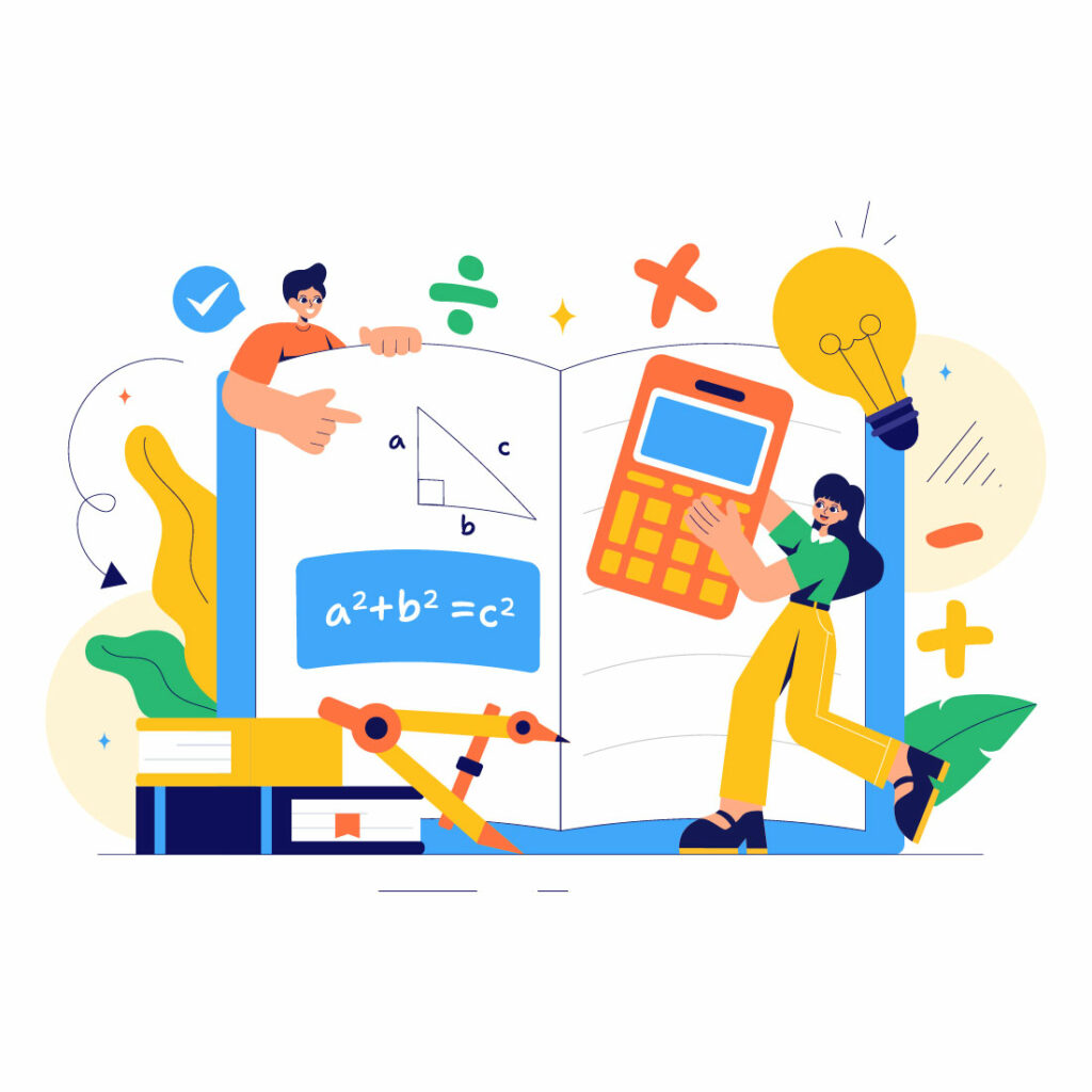 Math Master Image 9 Mathematics Learning Illustration - MasterBundles