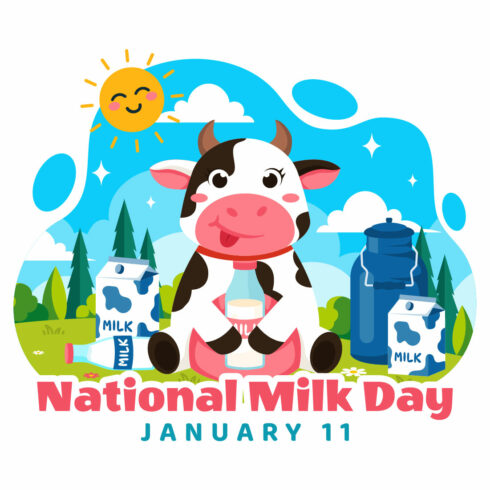 10 National Milk Day Illustration cover image.