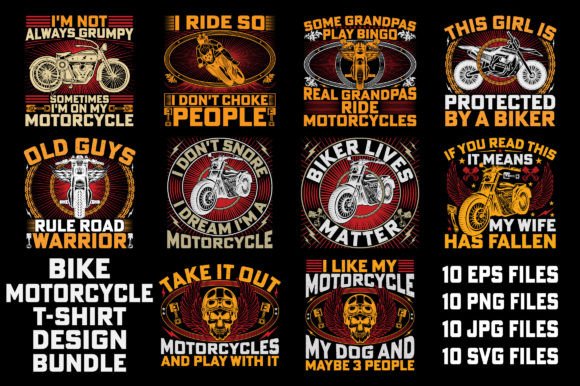 motorcycle tshirt design bundle biker graphics 93806166 1 1 580x386 378