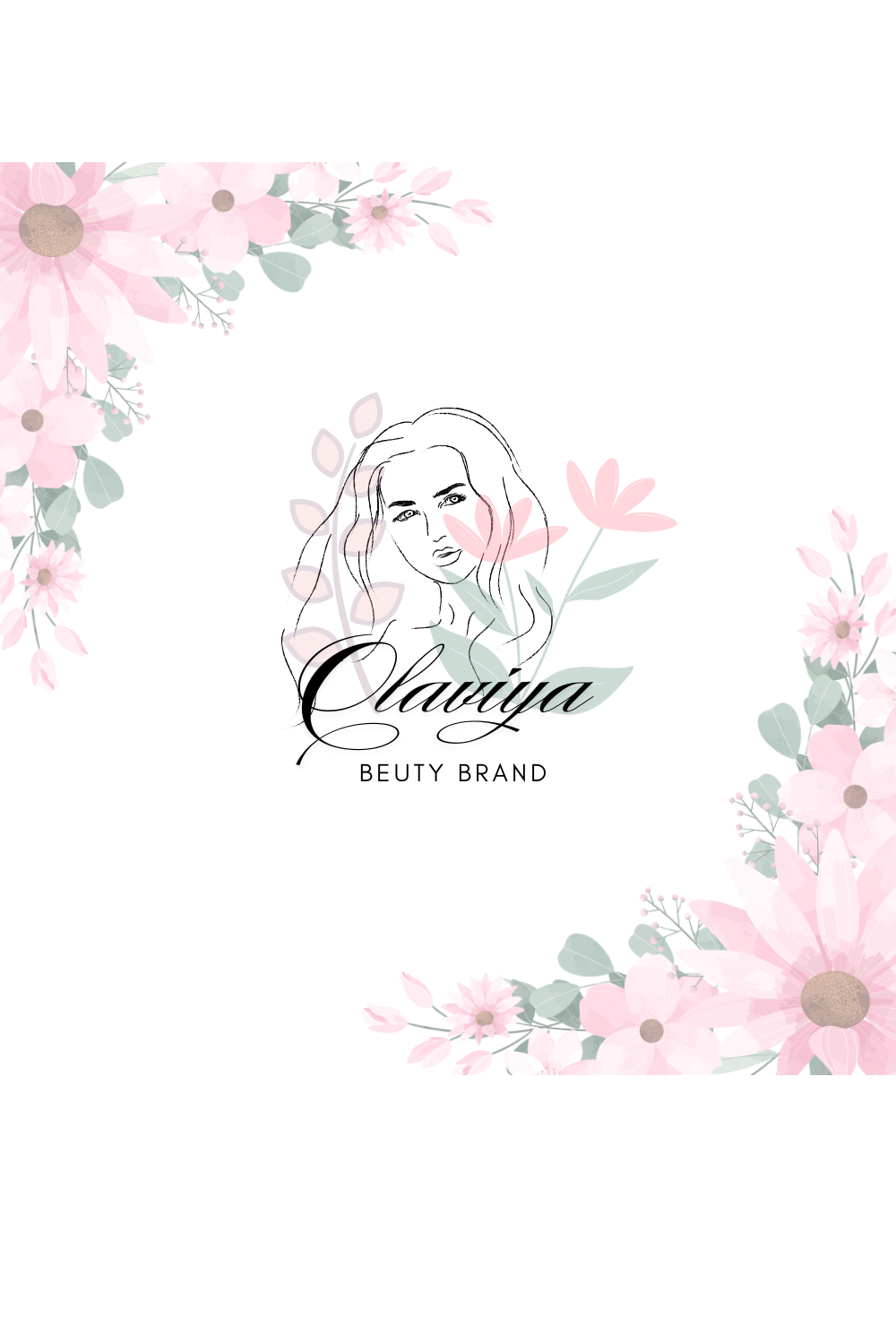 beauty card pinterest preview image.