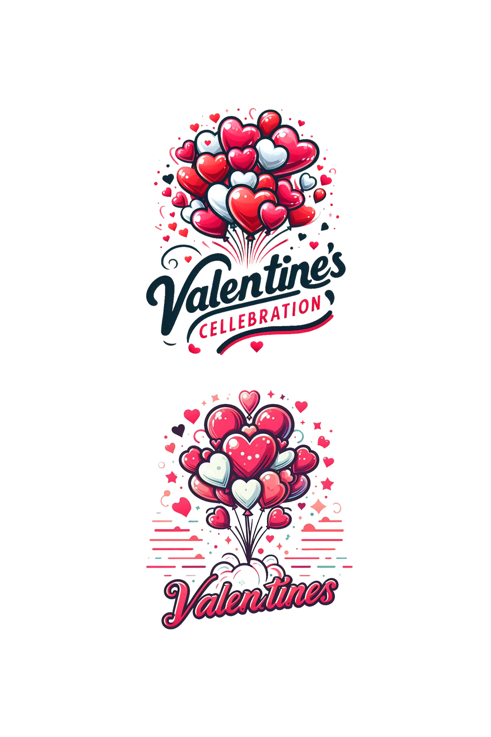 Exclusive Valentine's Day Design pinterest preview image.