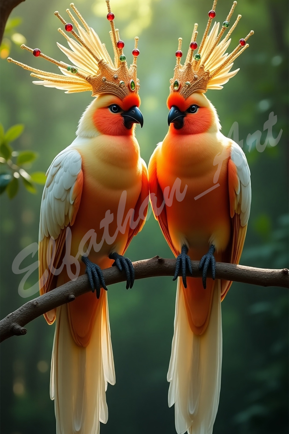 4-Digital Image Picture Photo Artwork Wallpaper Background Desktop Majestic Birds AI pinterest preview image.