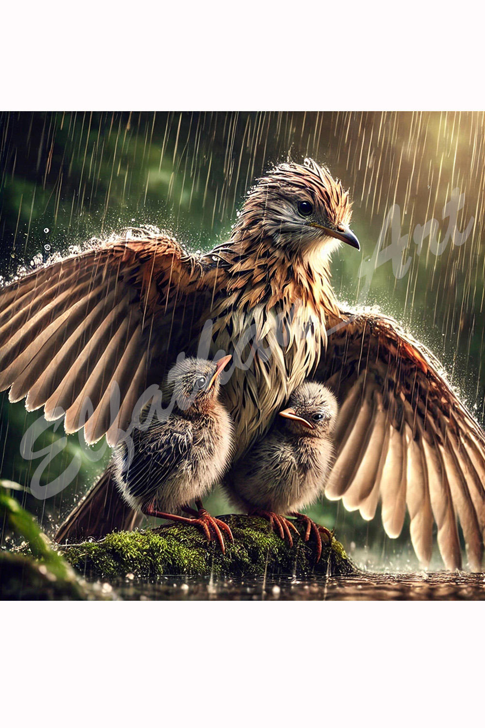 2-Digital Image Picture Photo Artwork Wallpaper Background Desktop Birds Rainy AI pinterest preview image.