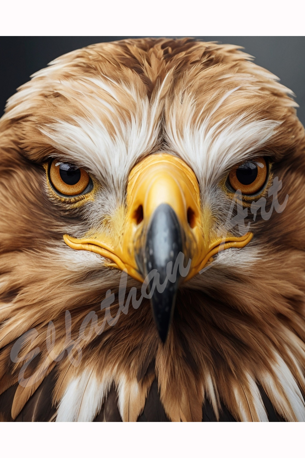 4-Digital Image Picture Photo Pic Wallpaper Background Watercolor Eagle Face AI pinterest preview image.