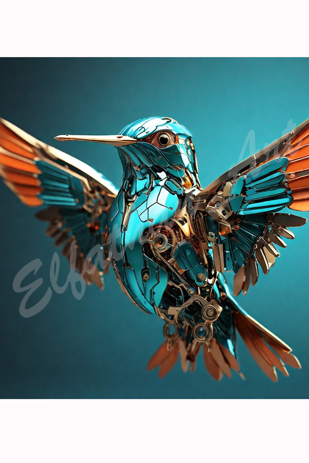 4-Digital Image Picture Photo Artwork Wallpaper Background Desktop Hummingbird Robotic AI pinterest preview image.