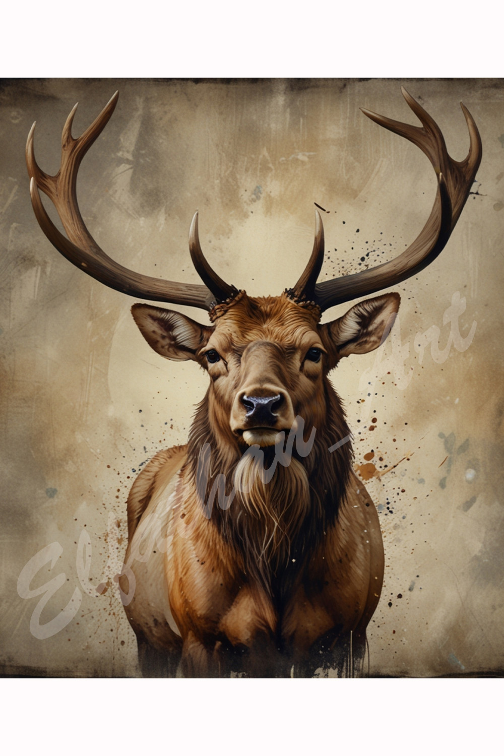 4-Digital Image Picture Photo Pic Wallpaper Background Deer AI pinterest preview image.