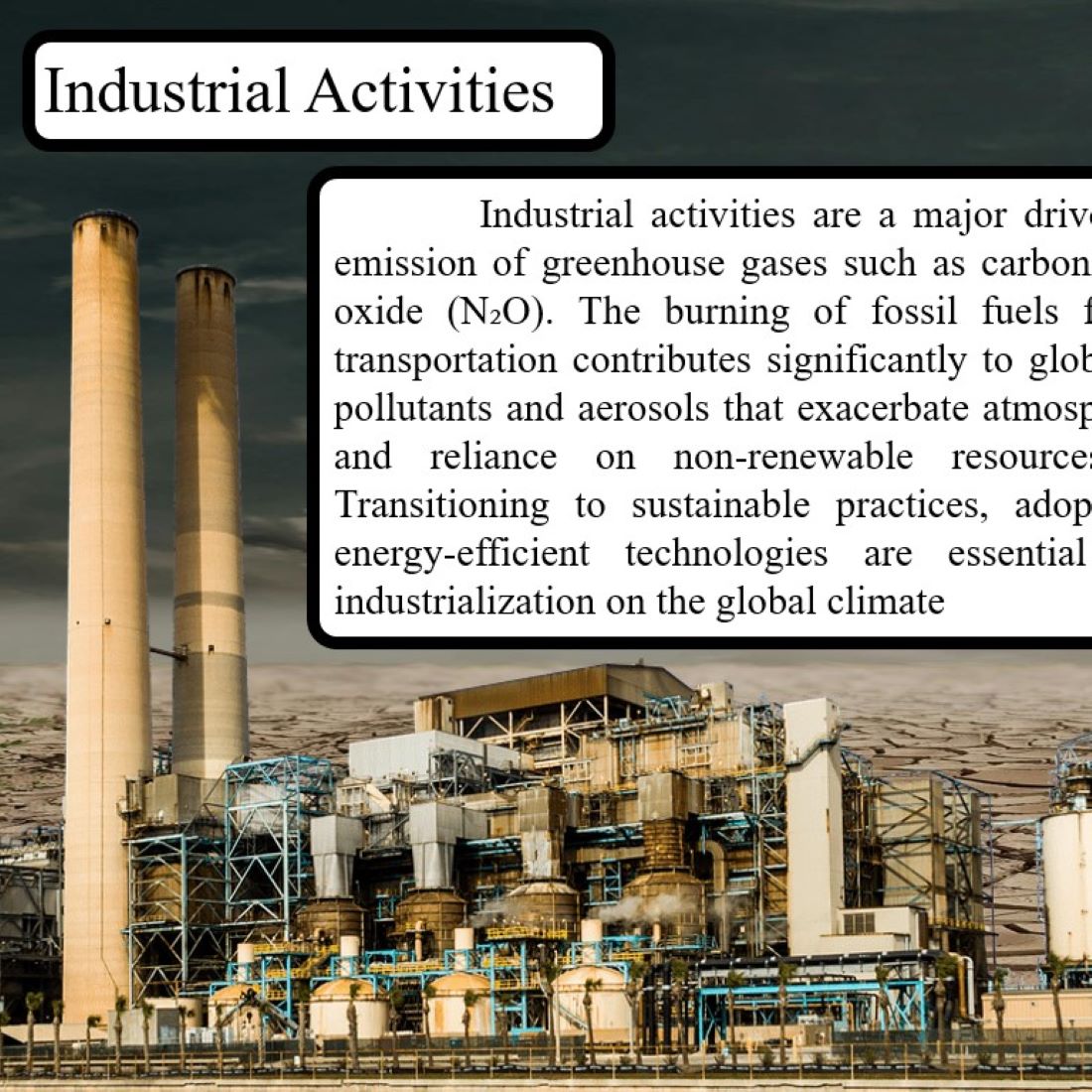 Climate Change | Morph Transition | PowerPoint Presentation preview image.