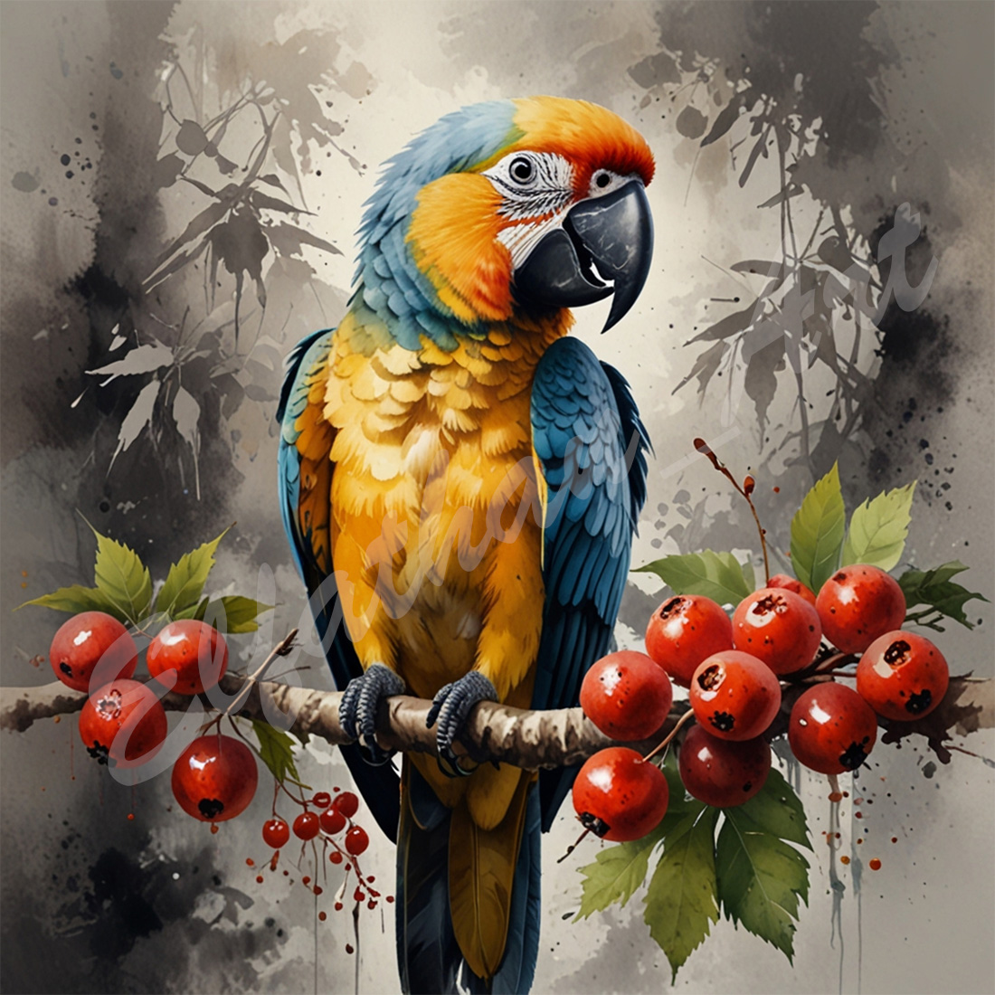 4-Digital Image Picture Photo Artwork Wallpaper Background Desktop Parrot and lhycee AI cover image.