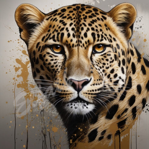 4-Digital Image Picture Photo Artwork Wallpaper Background Desktop Leopard AI cover image.