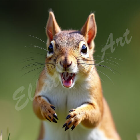 2-Digital Image Picture Photo Artwork Wallpaper Background Desktop funny Squirel AI cover image.