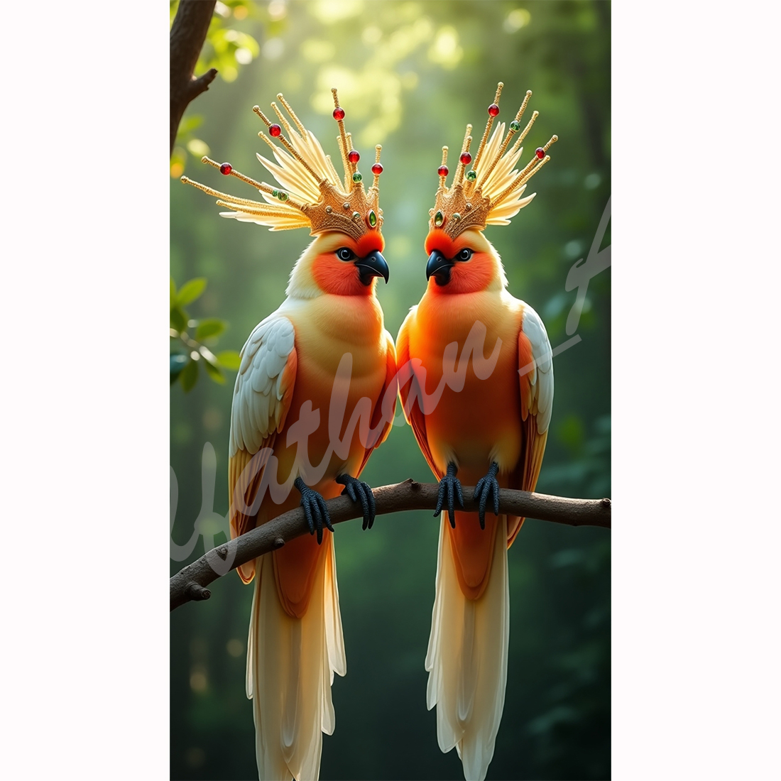 4-Digital Image Picture Photo Artwork Wallpaper Background Desktop Majestic Birds AI cover image.