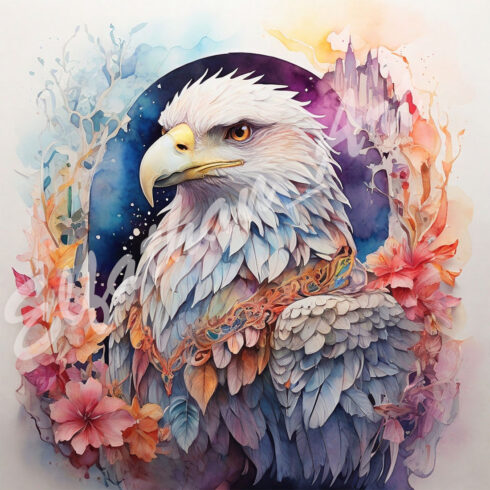 4-Digital Image Picture Photo Artwork Wallpaper Background Desktop Eagle Art AI cover image.