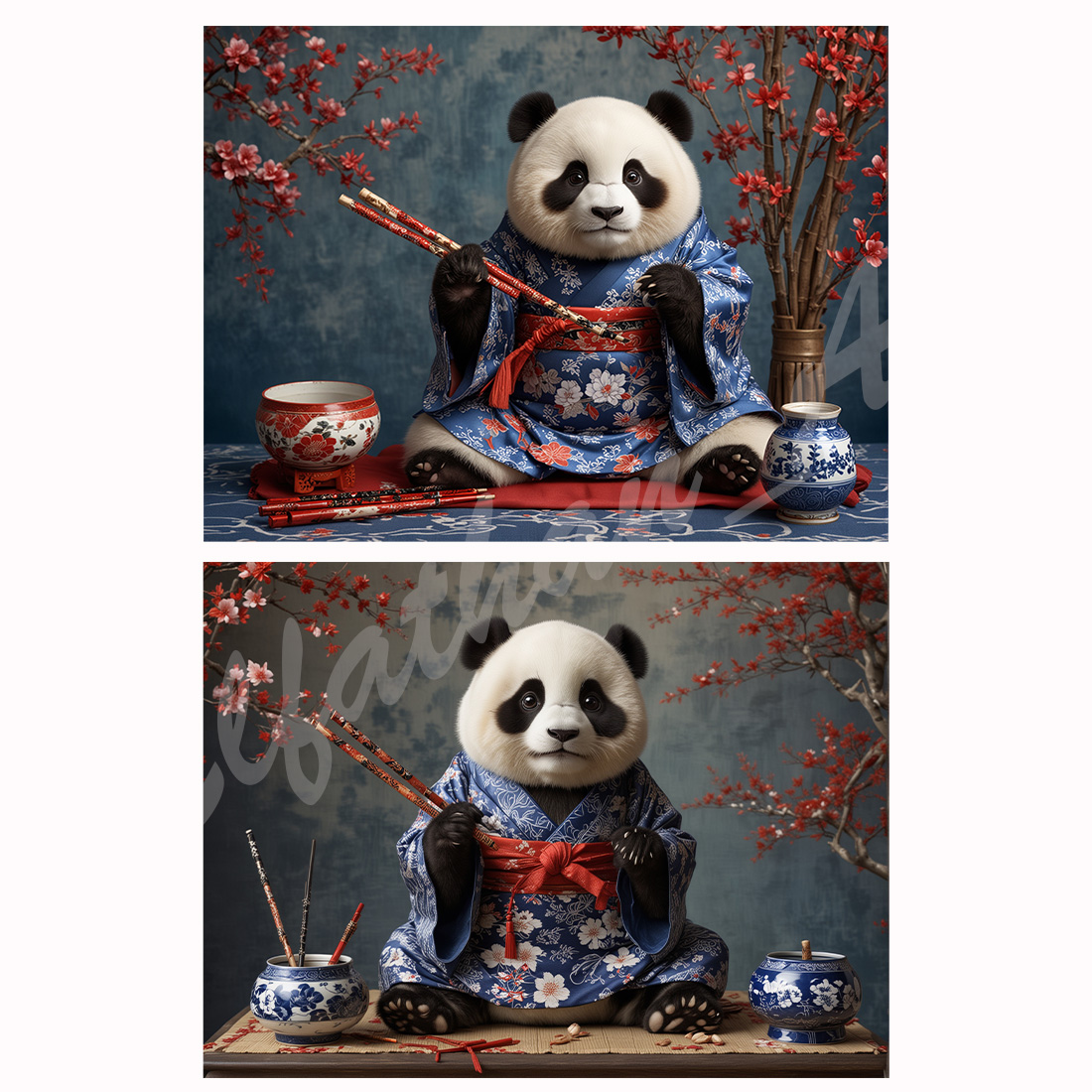 2-Digital Image Picture Photo Artwork Wallpaper Background Desktop Funny Panda AI preview image.