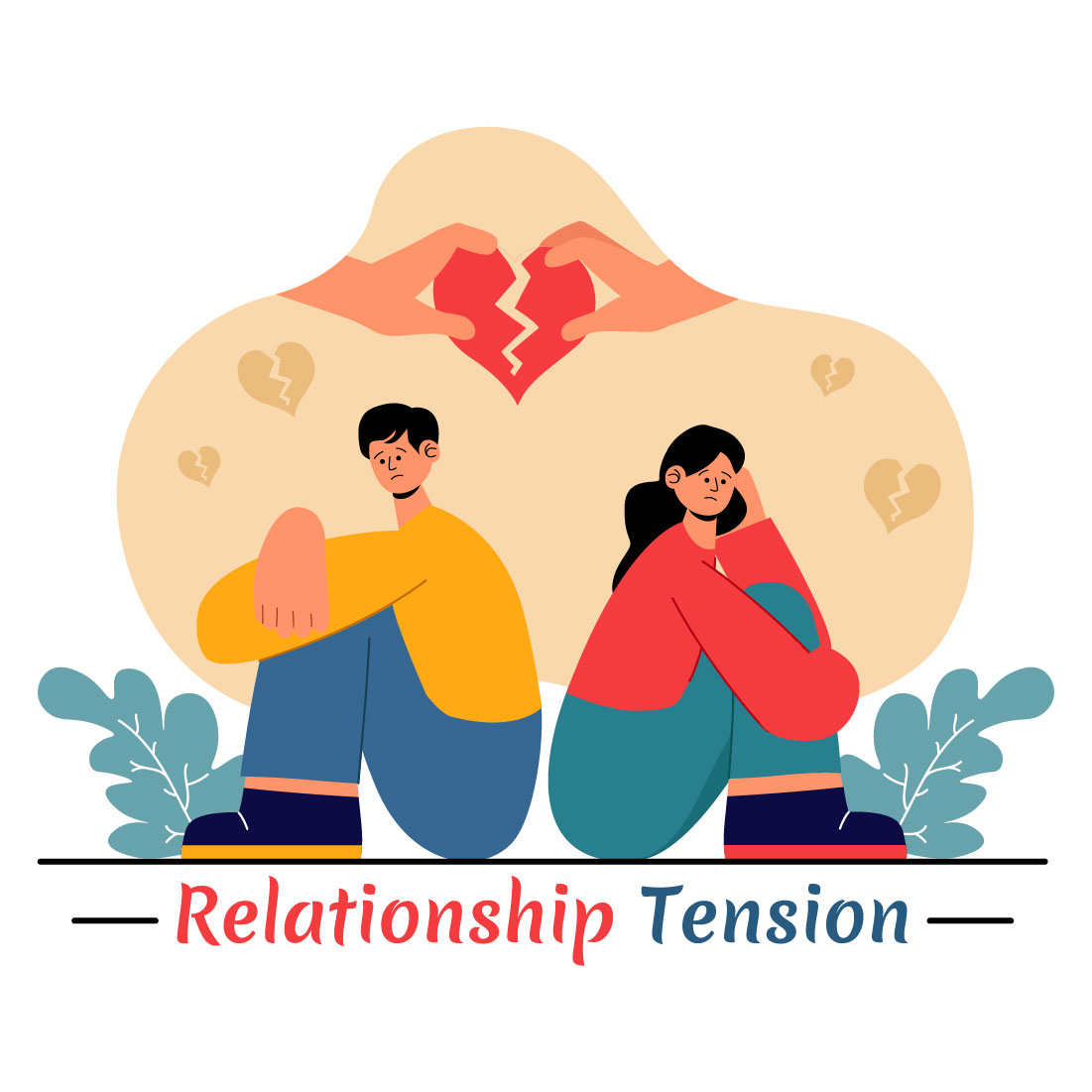 9 Relationship Tension Illustration cover image.